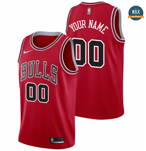 Max Maillots Custom, Chicago Bulls - Icon