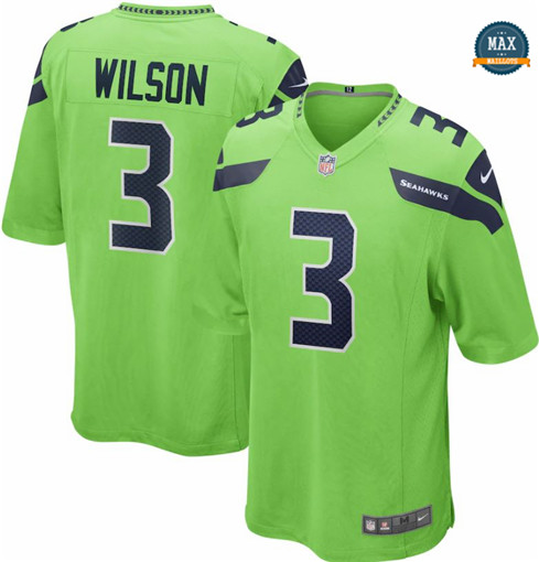Max Maillots Russell Wilson, Seattle Seahawks - Green