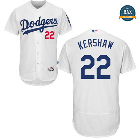 Max Clayton Kershaw, Los Angeles Dodgers - Blanc