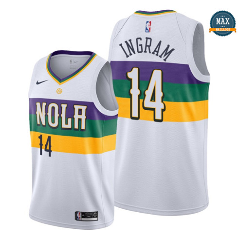 Max Maillots Brandon Ingram, New Orleans Pelicans 2019/20 - City Edition fiable