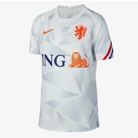 Max Maillots Pays-Bas Exterieur Blanc 2020