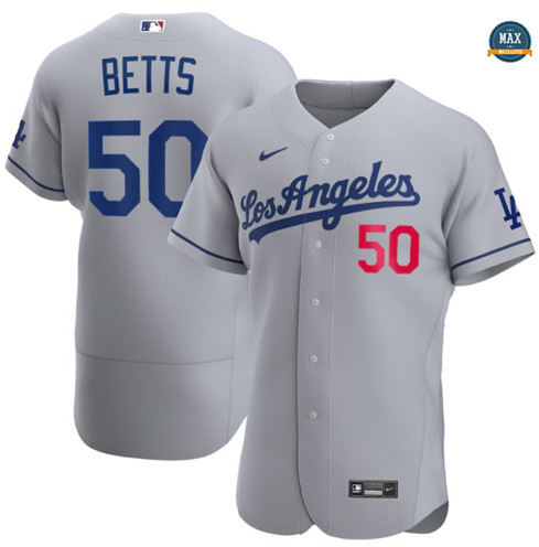 Max Maillot Mookie Betts, Los Angeles Dodgers - Gris