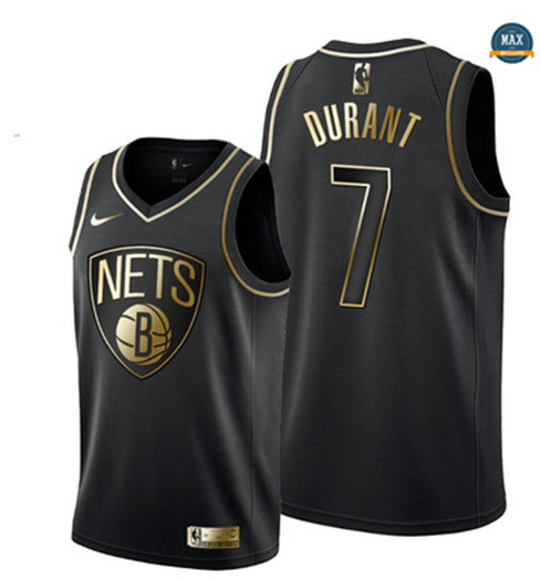 Max Maillot Kevin Durant, Brooklyn Nets - Noir/Or