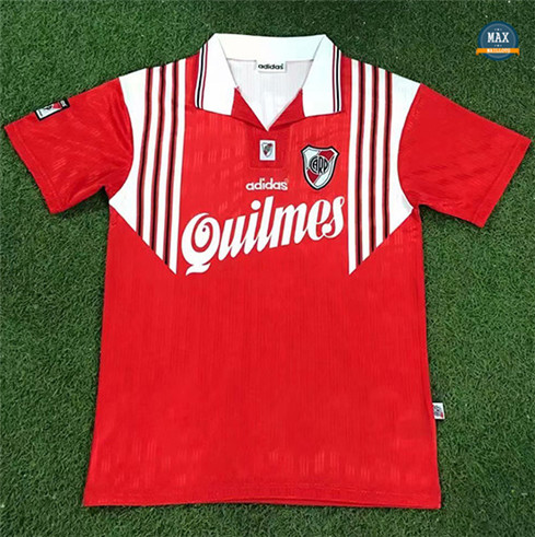 Max Maillots Retro 1995-96 River Plate Exterieur Rouge