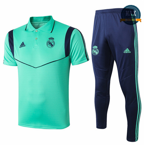 Maillot Polo + Pantalon Real Madrid 2019/20 Training Vert