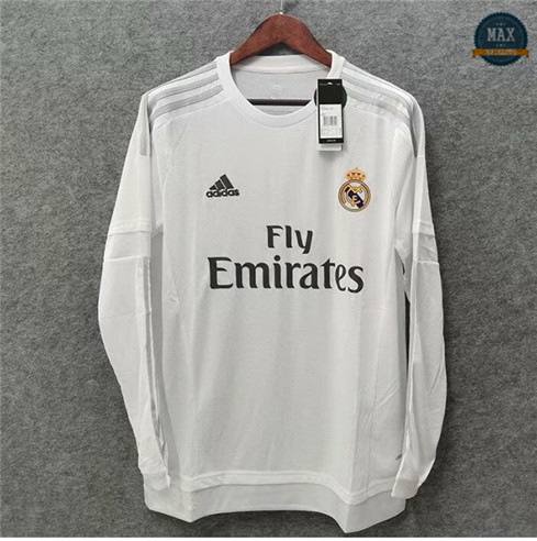 Max Maillots Classic 2015-16 Real Madrid Domicile Manche Longue