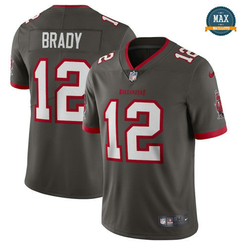 Max Maillots Tom Brady, Tampa Bay Buccaneers - Pewter