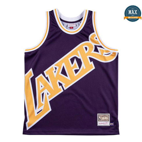 Max Maillot Los Angeles Lakers - Mitchell & Ness 'Big Face' fiable