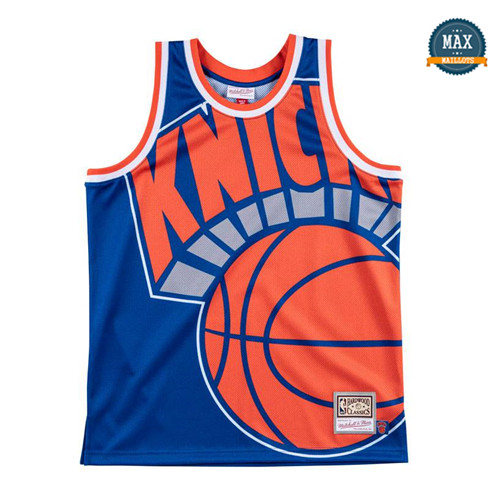 Max Maillots New York Knicks - Mitchell & Ness 'Big Face' pas cher