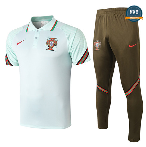 PortugalPortugal POLO + Pantalon 2020/21 Training Vert