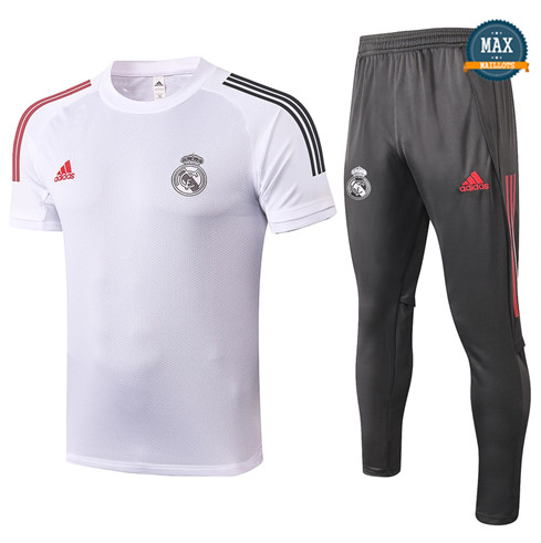 Real MadridReal Madrid + Pantalon 2020/21 Training Blanc