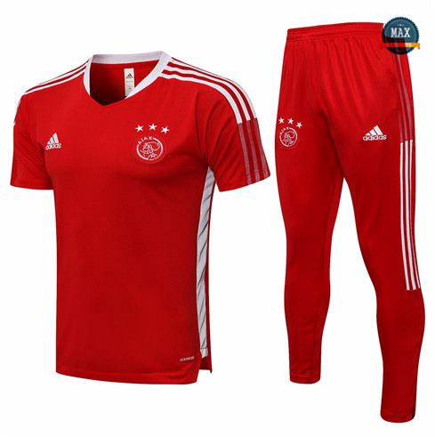 Max Maillot AFC Ajax + Pantalon 2021 Training Rouge