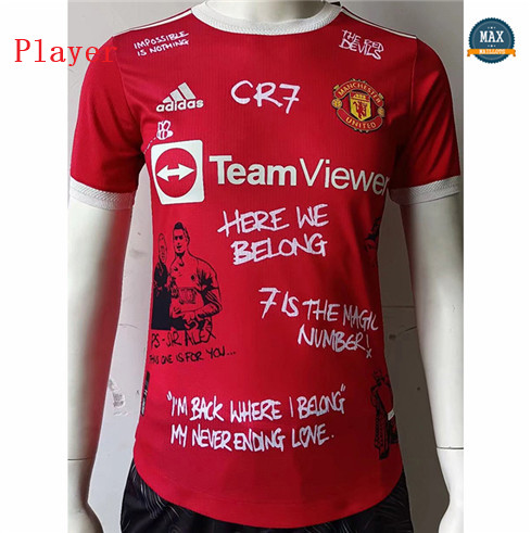 Max Maillot Foot Player Version 2021/22 Manchester United Special