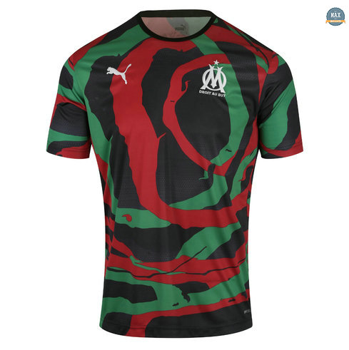 Max Maillots Marseille OM Africa 2021/22 Collectors Noir/Vert/Rouge 2021/22
