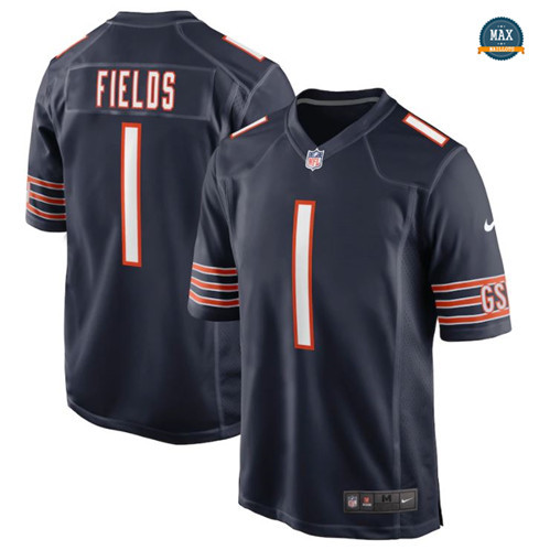 Max Maillots Justin Fields, Chicago Bears - Navy
