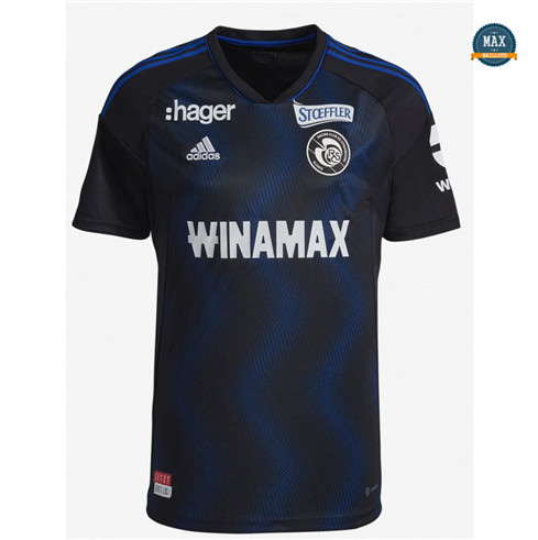 Site fiable Max Maillot Strasbourg Third 2022/23 pas cher