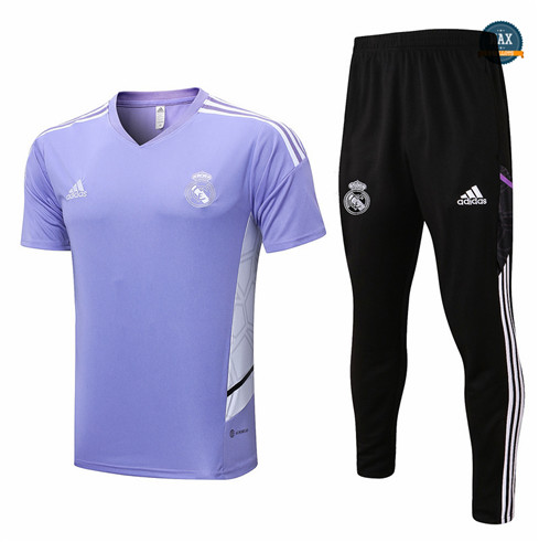 Max Maillot foot Real Madrid + Pantalon 2022 Training Pourpre fiable max 447