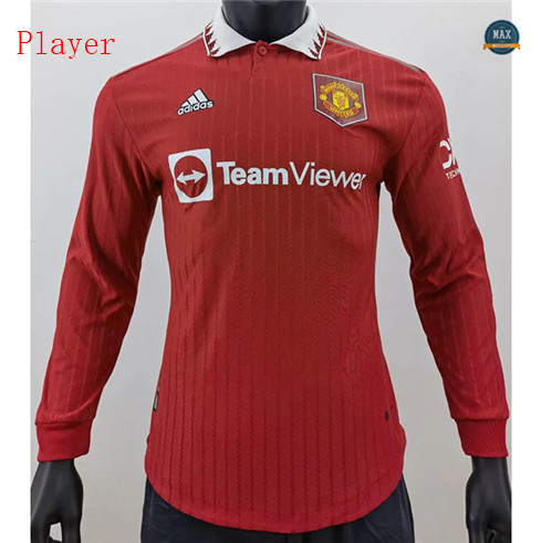 Max Maillots Player Manchester United Domicile Manche Longue 2022/23