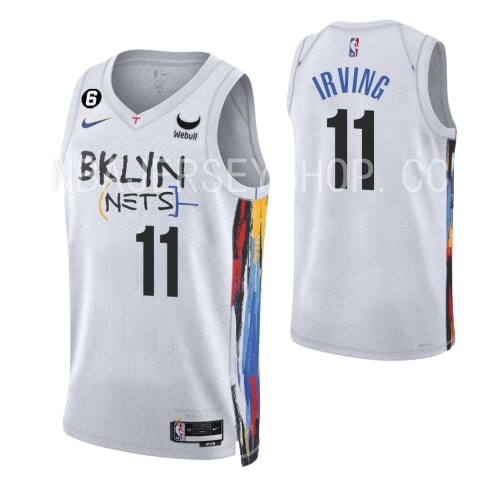 Max Maillots Kyrie Irving, Brooklyn Nets 2022/23 - City personnalisé