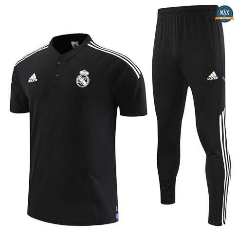 Max Maillots Real Madrid + Pantalon 2022/23 Training noir fiable