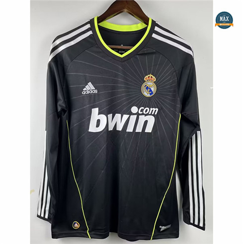 Max Maillots Retro 2010-11 Real Madrid Exterieur Manche Longue flocage