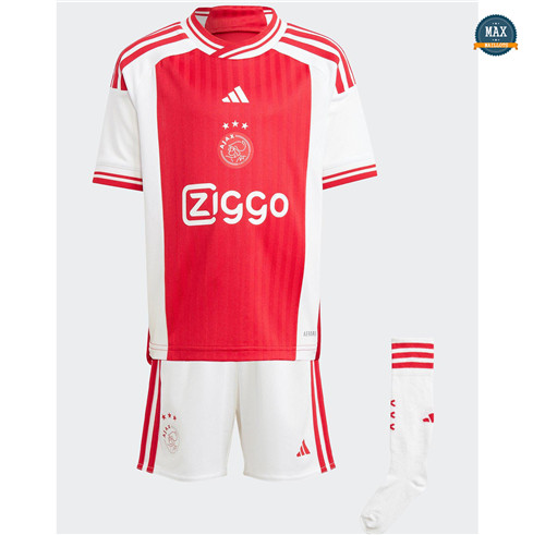 Max Maillot de foot Ajax Amsterdam Enfant Domicile 2023/24 discout