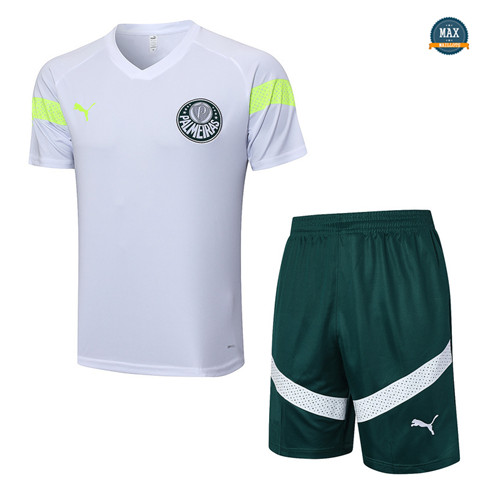 Vente Max Maillot Palmeiras + Short 2023/24 Training Blanc original