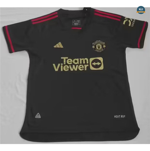 Marque Max Maillots Foot Manchester United Noir 2023/24