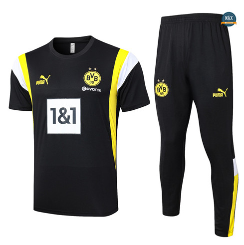 Vente Max Maillot Borussia Dortmund + Pantalon 2023/24 Training Noir