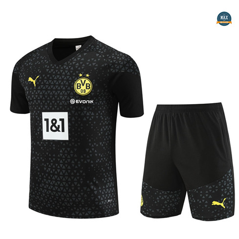 Flocage Max Maillots Borussia Dortmund + Short 2023/24 Training Noir