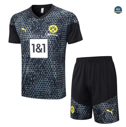 Créer Max Maillot Borussia Dortmund + Short 2023/24 Training Noir