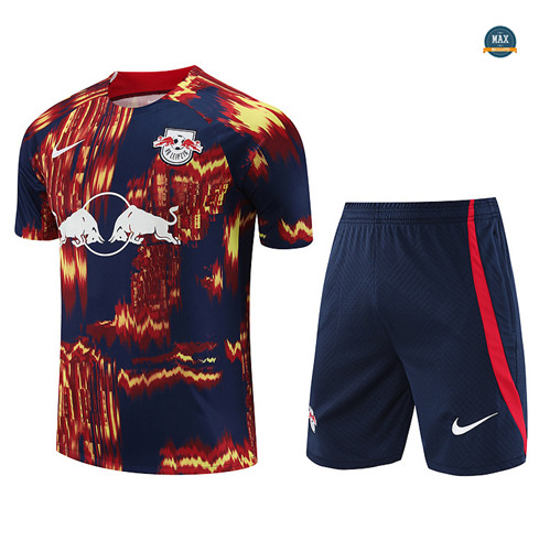 Marque Max Maillots RB Leipzig short tracksuit 2023/24 Rouge