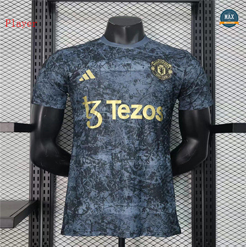 Max Maillots Manchester United Player Version 2024/25 Noir/Gris
