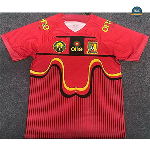 Max Maillot Foot Cameroun Nouvelles Rouge 2023/24 fiable