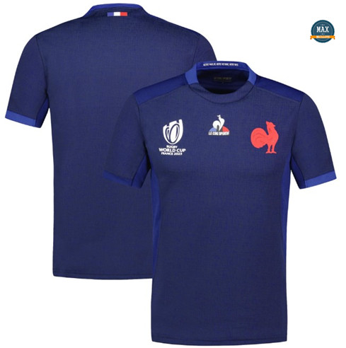 Maxmaillots: Max Maillot Camiseta Francia XV Home Rugby WC23