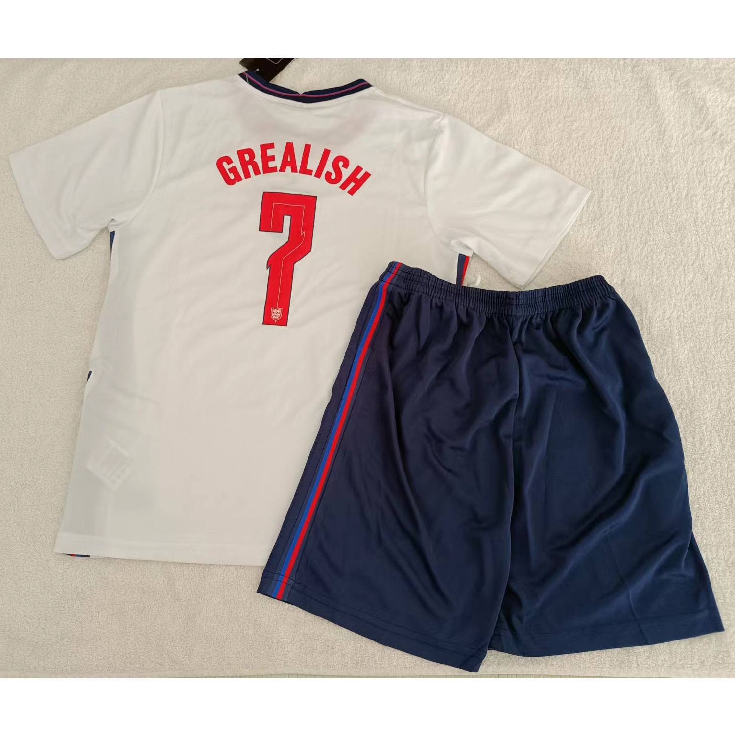 22115 Max Maillot Angleterre Enfant GREALISH7 Blanc Taille28