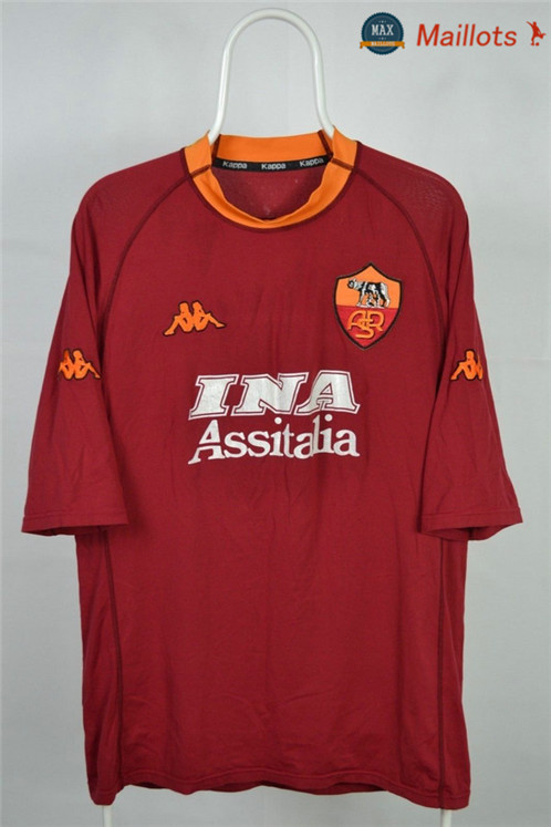 Maillot Retro 2000-01 AS Roma Domicile