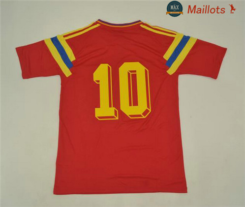 Maillot Retro 1990 Colombie Rouge (10)