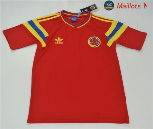 Maillot Retro 1990 Colombie Rouge
