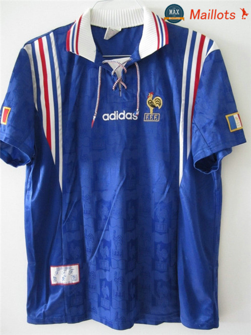 Maillot Retro 1996 Coupe du Europe France Domicile