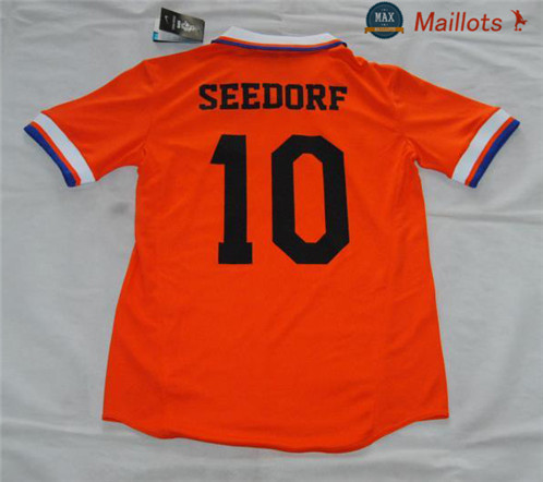 Maillot Retro 1997-98 Pays Bas Domicile (10 Seedorf)