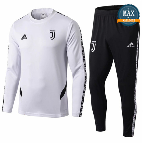 Survetement Juventus 2019/20 Blanc + Short Noir