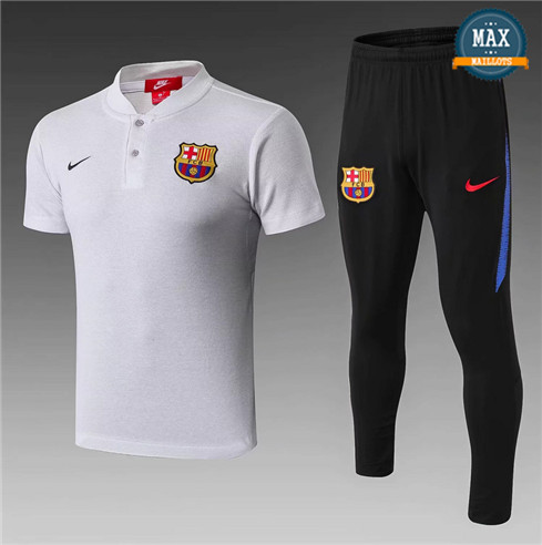 Maillot Polo Barcelone 2018/19 Training Gris