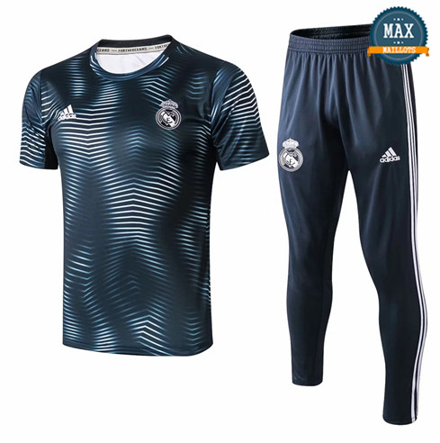 Maillot Real Madrid 2018/19 Training Vert barré