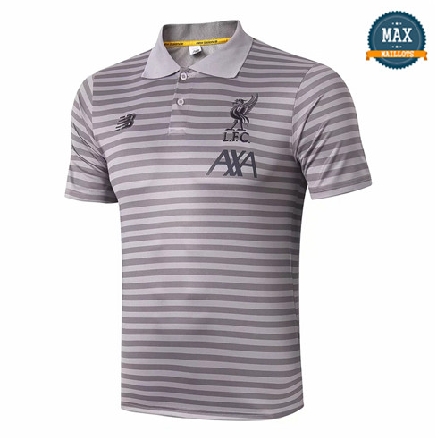 Maillot Polo Liverpool 2019/20 Training bande Gris