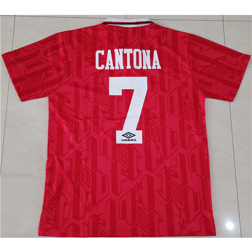 240263 Max Maillots Manchester United CANTONA 7 rouge Taille:XL