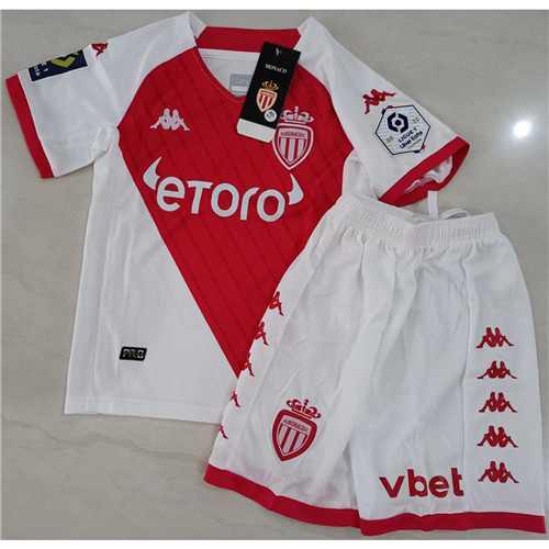 240307 Max Maillots AS Monaco Enfant Blanc Taille:18