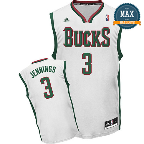 Brandon Jennings, Milwaukee Bucks [Blanc]