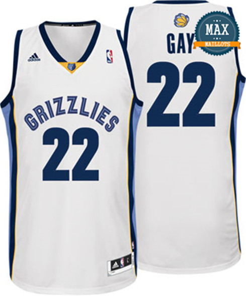Rudy Gay, Memphis Grizzlies [blanc]