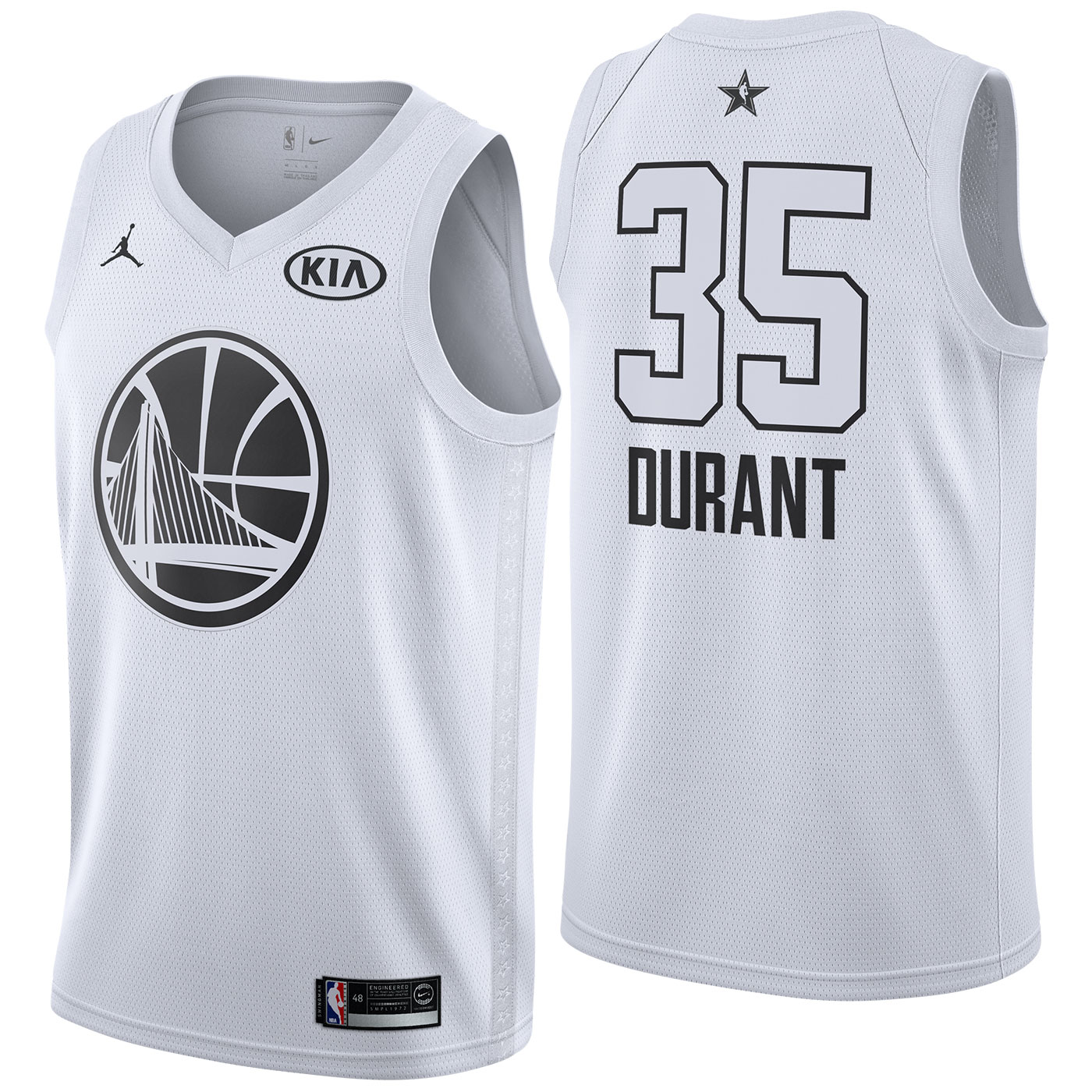 Kevin Durant - 2018 All-Star White